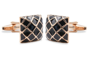 Barlovento II Black Gold-Tone Cufflink