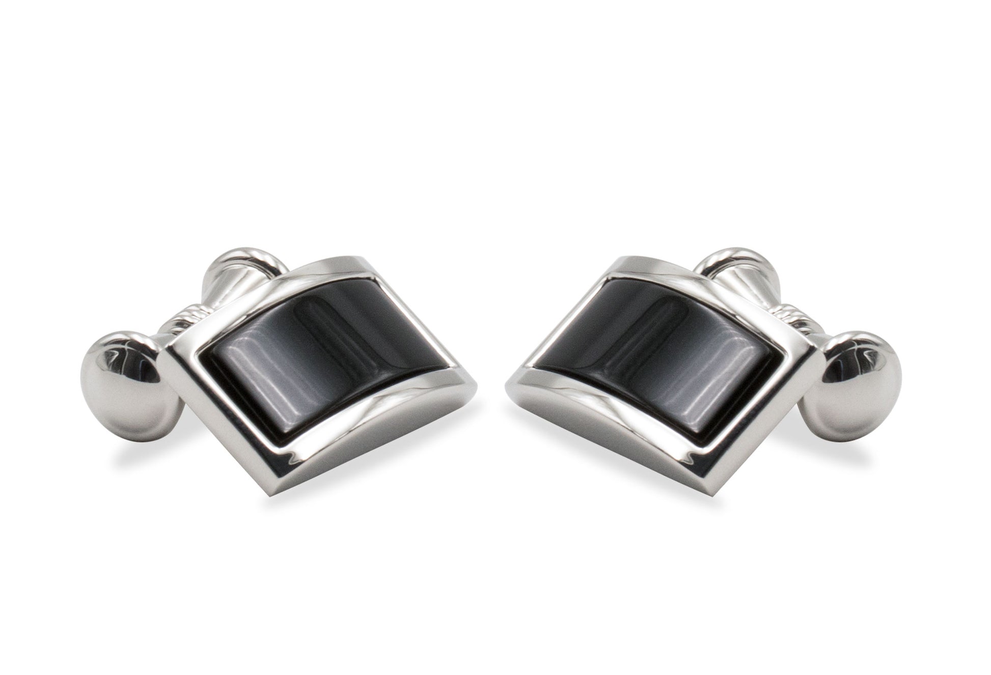 Araya Chrome Trumpet Cufflink