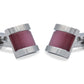Acarigua Chrome II Pink Cufflink