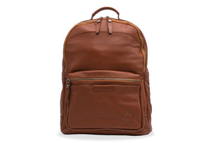 Cartagena Chestnut Leather Backpack