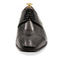Olivos Medallion Black Derby Leather Shoes