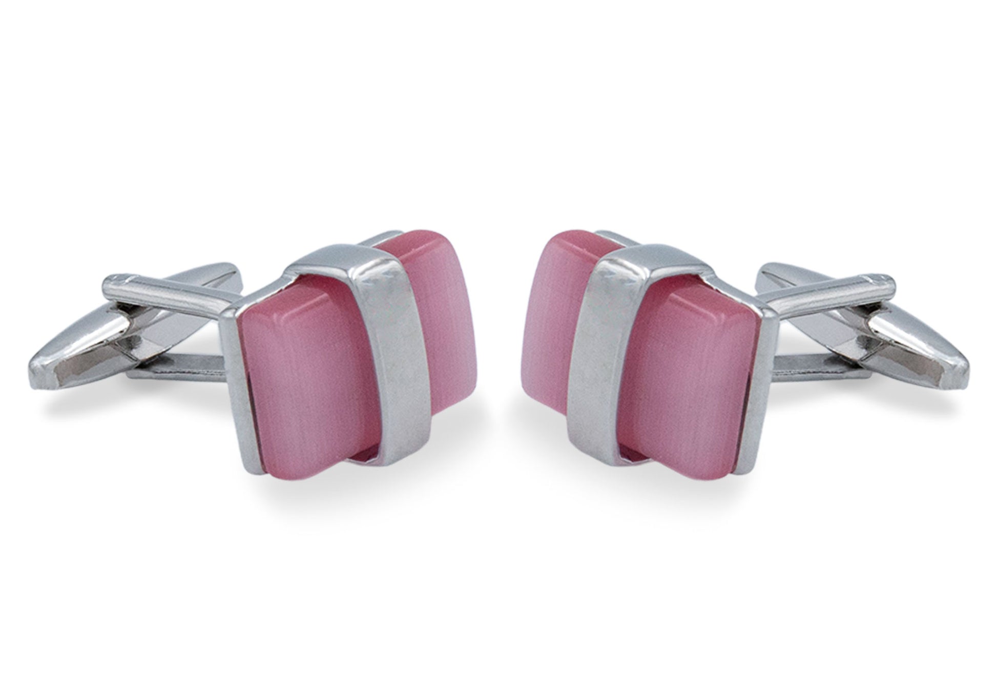 Araure Chrome Pink Cufflink