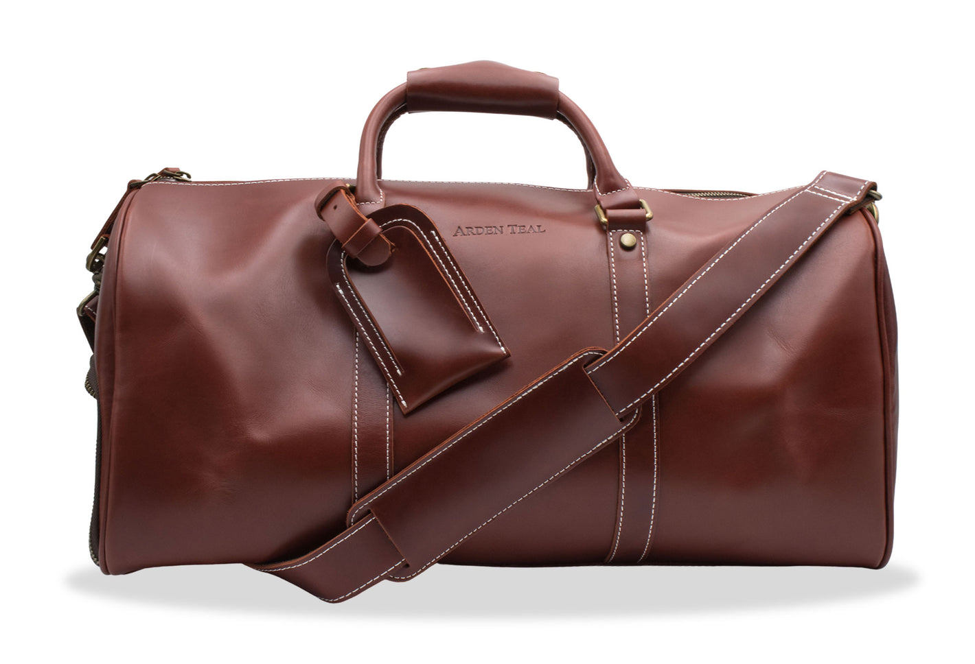 Bogota Black Vintage Leather Duffle