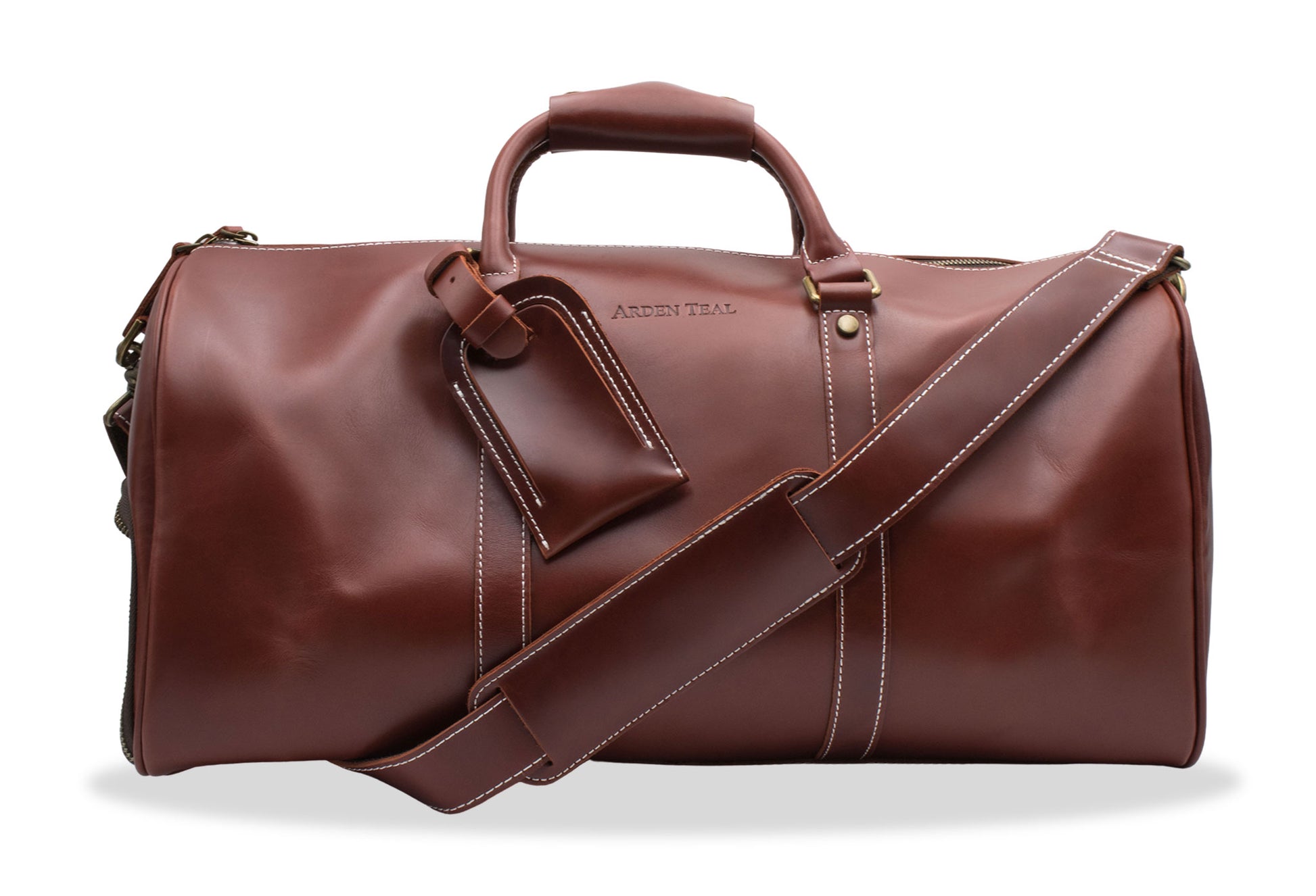 Bogota Black Vintage Leather Duffle