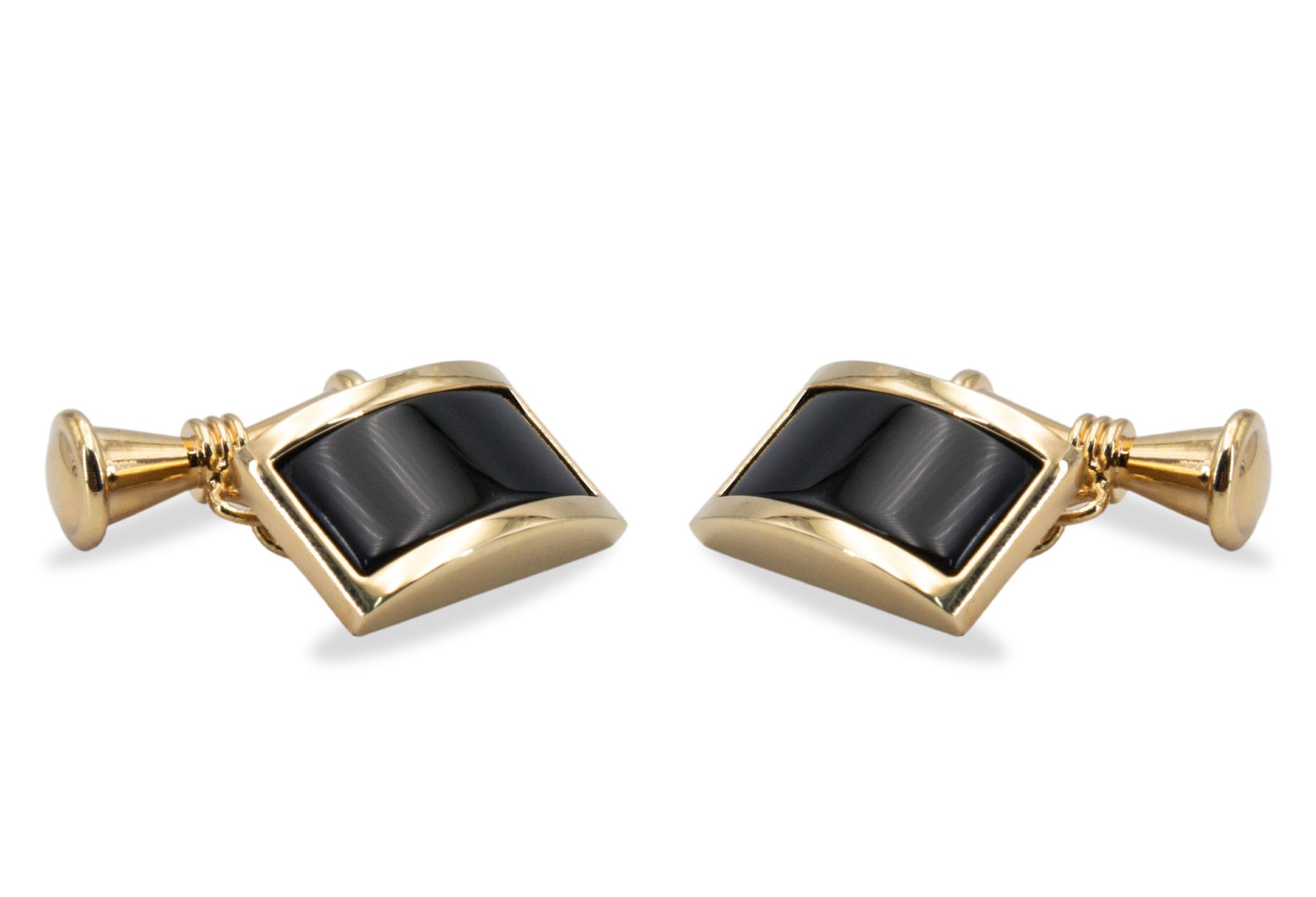 Araya Chrome Rectangle Cufflink
