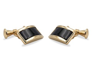Araya Chrome Rectangle Cufflink