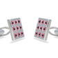 Isla II Pink Diamonte Cufflinks