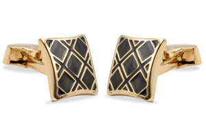 Barlovento Black Gold-Tone Cufflink
