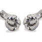 Ojeda Chrome Arrow Knot Cufflinks