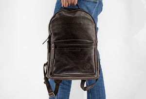 Cartagena Walnut Leather Backpack
