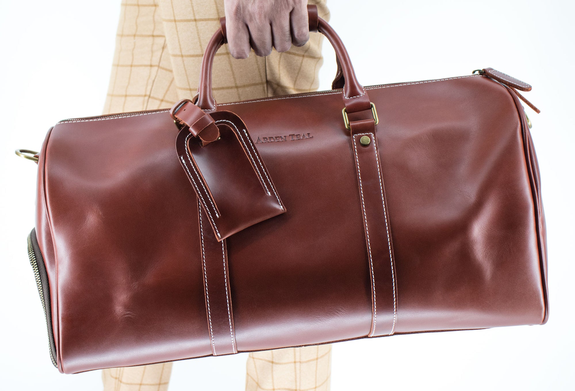 Bogota Black Vintage Leather Duffle