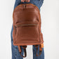 Cartagena Chestnut Leather Backpack