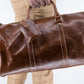 Bogota Patina Vintage Leather Duffle