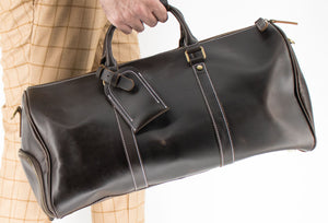 Bogota Walnut Vintage Leather Duffle