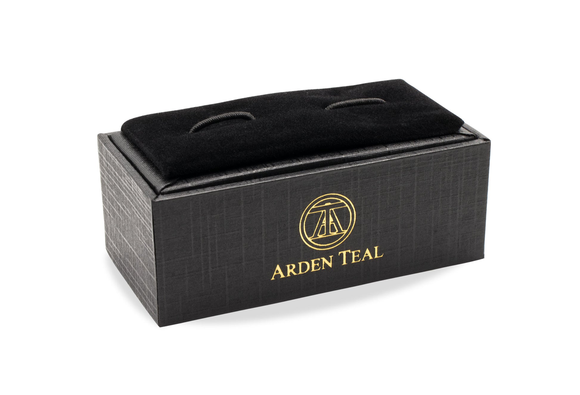 Araure II Chrome Black Acrylic Cufflink