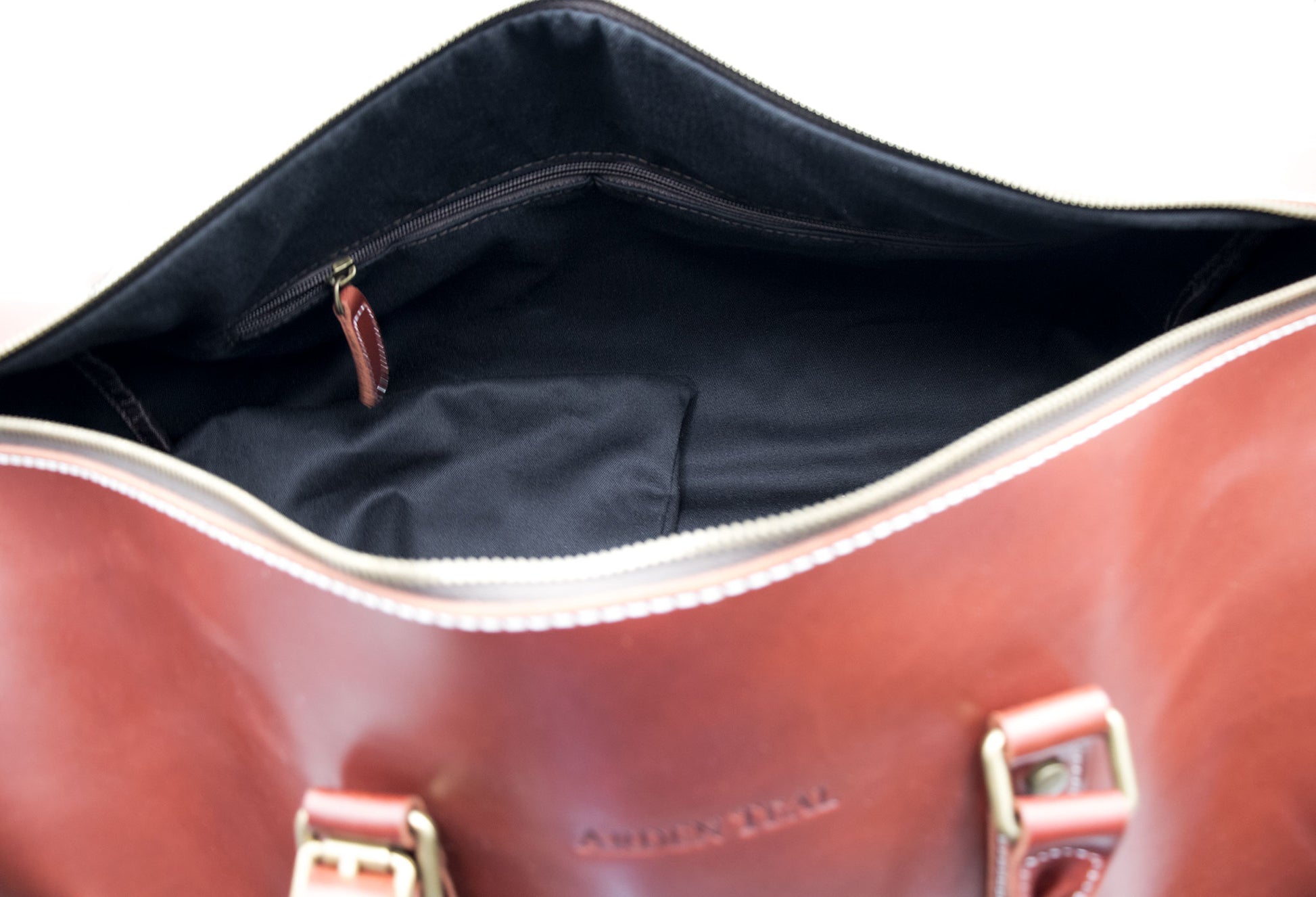 Bogota Black Vintage Leather Duffle