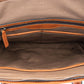 Envigado Chestnut Leather Compact Messenger Bag