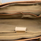 Piedras Chestnut Leather Messenger Bag
