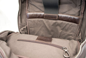 Sevilla Walnut Leather Backpack