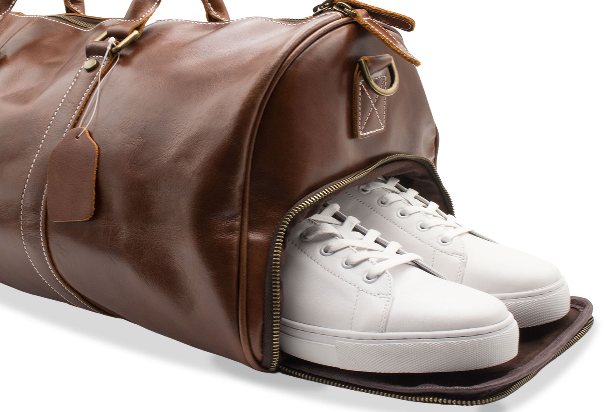 Bogota Patina Vintage Leather Duffle