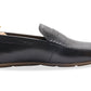 Gregores Black Penny Moccasins