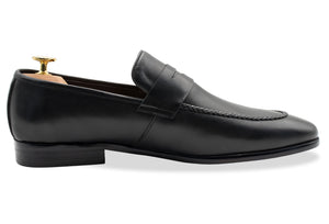 Arrecifes Blake Stitch Black Loafer