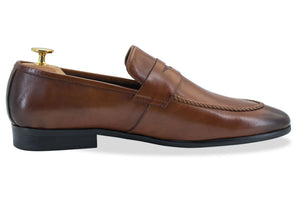 Arrecifes Blake Stitch Chestnut Loafer