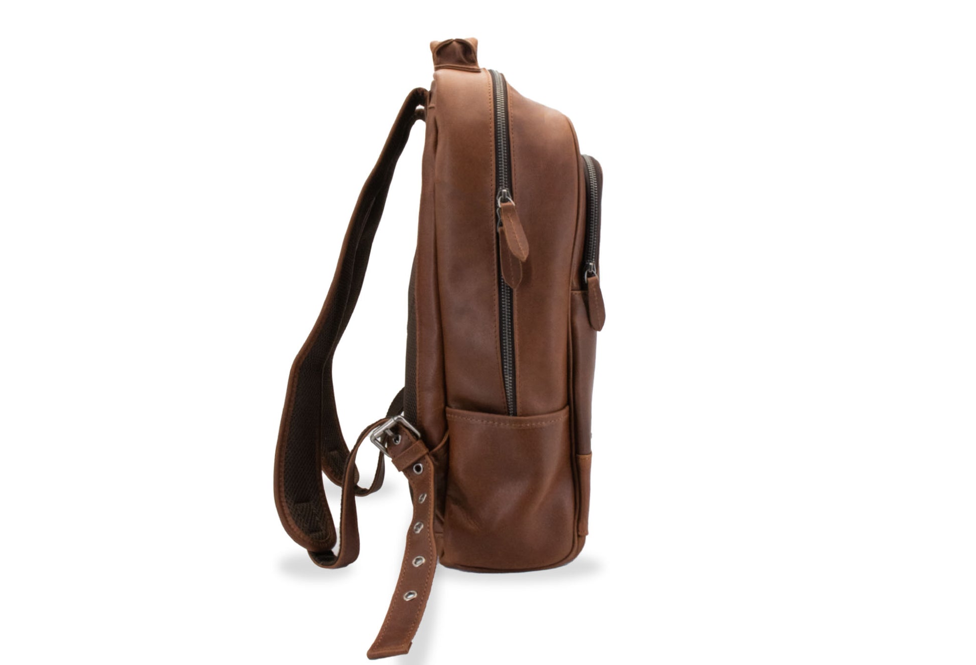 Sevilla Chestnut Leather Backpack