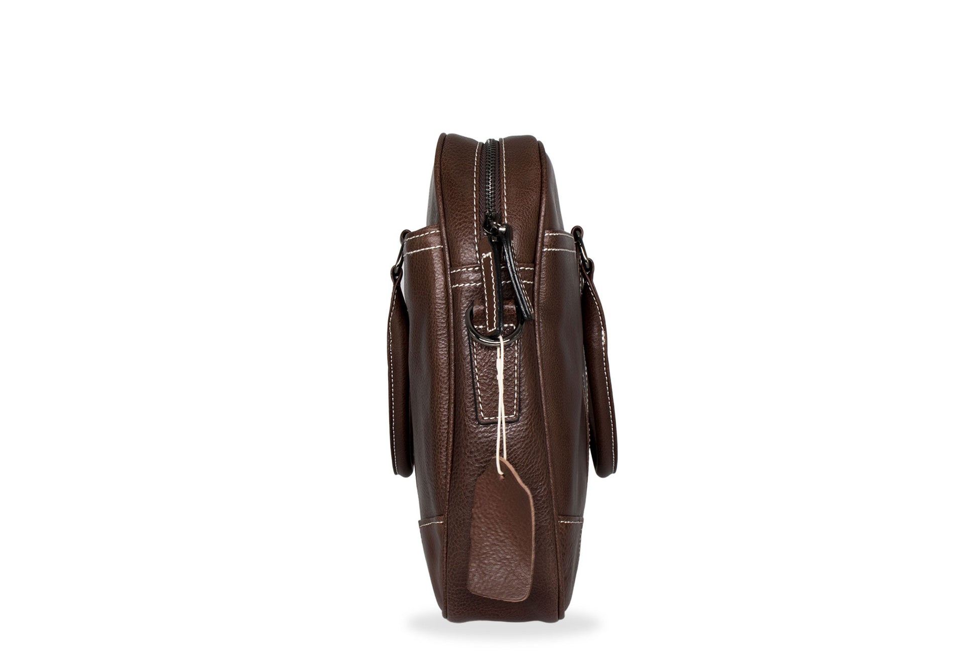 Pedrera Walnut Leather Messenger Bag