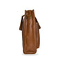 Piedras Chestnut Leather Messenger Bag