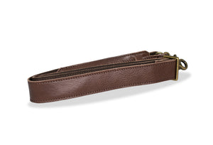 Piedras Walnut Leather Messenger Bag