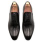 Rosario Wingtip Black Oxford Leather Shoes
