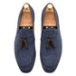Rafael Denim Tassel Belgian Loafer