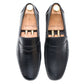 Gregores Black Penny Moccasins